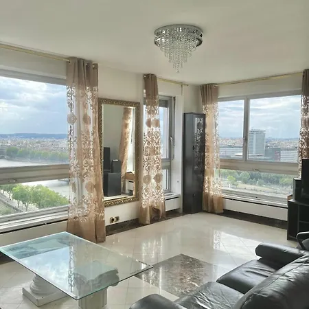 Apartment Unique Luxury Parisian Panorama High-rise By The Eiffel Tower *