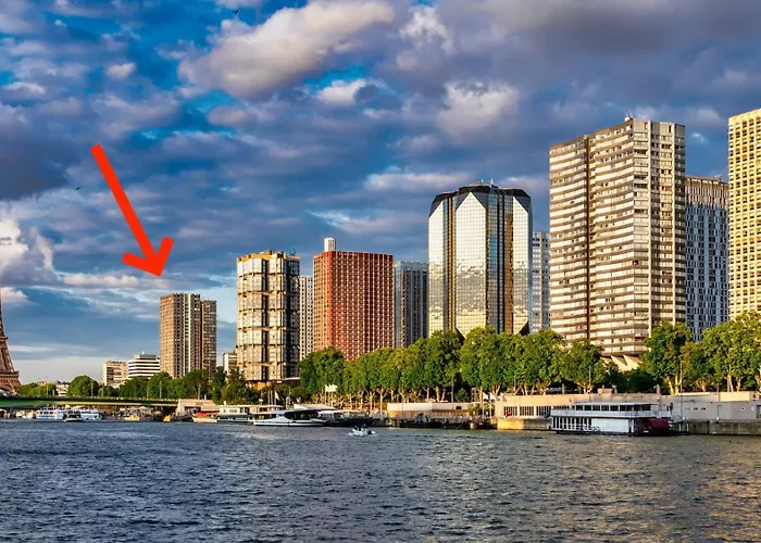 Appartement Unique Luxury Parisian Panorama High-rise By The Eiffel Tower Parijs