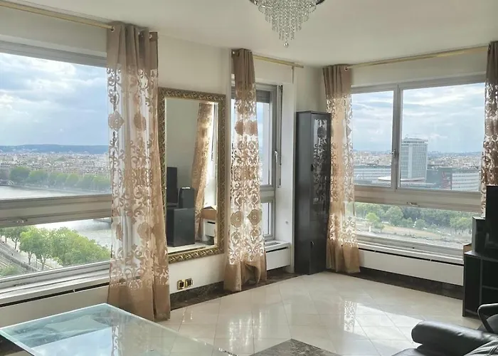 Appartement Unique Luxury Parisian Panorama High-rise By The Eiffel Tower *